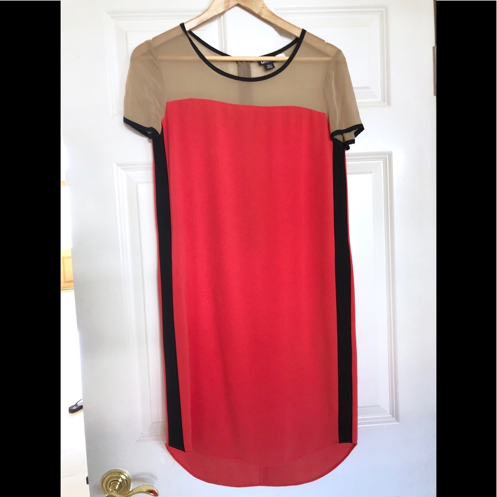 DKNY colour block tunic dress